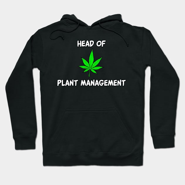 Head Of Plant Management Hoodie by GreenCorner